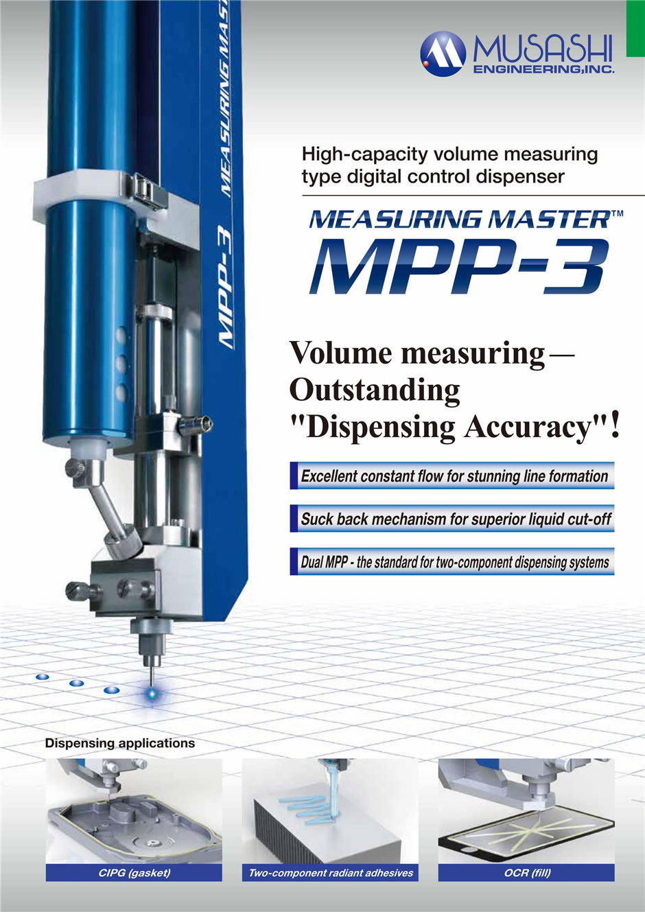 Musashi Dispenser MEASURING MASTER MPP-3